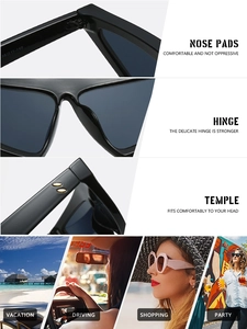 Macro detail of ergonomic nose pads and reinforced metal hinges on stylish sunglasses