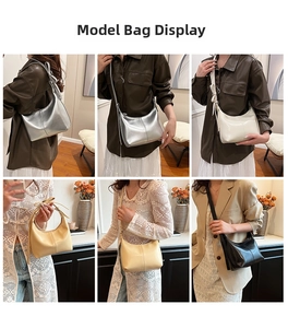 Minimalist bucket bag with vertical seam detail and bow shoulder strap in four colors