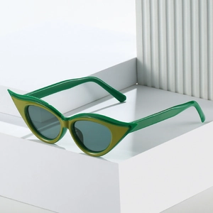 Lunettes De Soleil Yeux De Chat Mode Monture PC Verre PC Protection UV400 Vintage Rétro Y2K Chic Pour Fête Voyage Vacances