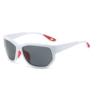 Lunettes De Soleil De Sport Protection UV400 Cyclisme Conduite Mode Monture PC Antidérapant Unisexe Léger Enveloppant