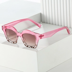 Oversized Square Sunglasses PC Frame UV400 Protection Gradient Lenses Retro Fashion Hip Hop Ins Style For Women Men