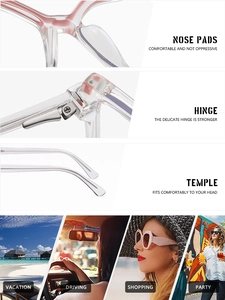 Detail of pink candy frames showing reinforced metal hinges and ergonomic temples