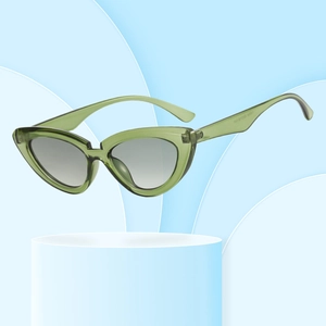 Katzenauge Sonnenbrille PC Rahmen AC Linse UV400 Schutz Retro Vintage Trendy Geometrische Brillen Für Damen Herren Reise