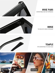Vue détaillée de lunettes œil de chat montrant charnières et scènes de style de vie
