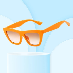 Vintage Cat Eye Sunglasses For Women Retro Chunky PC Frame UV400 Protection Outdoor Fashion Eyewear