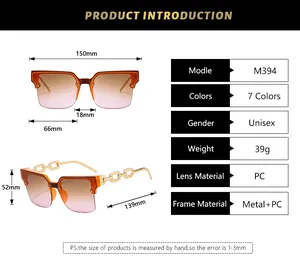 Guide détaillé des dimensions des lunettes à chaîne avec taille des verres et monture