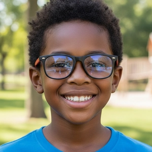 Kids Anti Blue Light Glasses Square Silicone Frame Clear Lens Eyewear For Boys And Girls Fashion Eye Protection