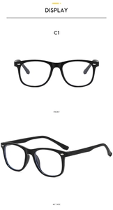 Front and 45-degree side view of matte black square silicone glasses frames for kids
