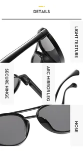 Detail of children's vintage sunglasses showing sturdy hinges and smooth nose pads
