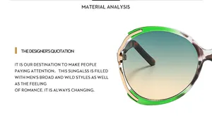 Détail de lunettes de soleil oversize avec branches léopard et pont en métal doré