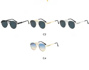 Nuancier présentant quatre modèles de lunettes aviateur en métal des styles C1 à C4