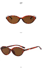 Front and side views of Y2K cat-eye sunglasses in tortoiseshell frame with C7 silver studs
