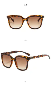 Front and side views of vintage tortoise shell sunglasses with bamboo style metal legs