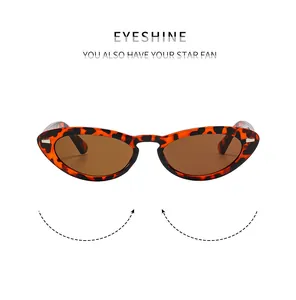 Macro detail of retro tortoise shell cat-eye sunglasses with oval frames and metal rivets