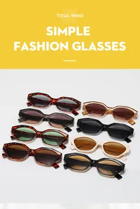 Collection de lunettes de soleil œil de chat rétro en plusieurs couleurs avec verres UV