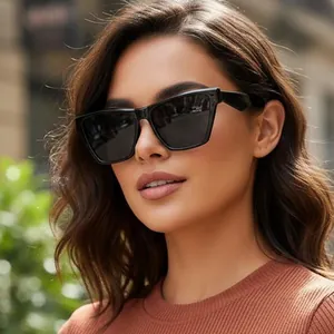 Square Sunglasses Retro Hip Hop Style UV400 Protection PC Frame Outdoor Cycling Fashion Eyewear For Women Men
