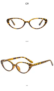 Detailed front and side view of Y2K cat-eye sunglasses in leopard tortoise pattern