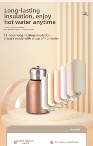Detail view of 316 stainless steel vacuum cup with 12-hour thermal insulation