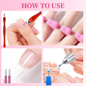 Complete professional nail care kit featuring electric drill and various manicure tools