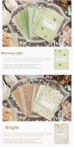 Macro detail of various vintage DIY textures including light paper and specialty tulle nets