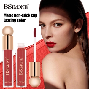 BSIMONE Waterproof Matte Liquid Lipstick Long Lasting Non-Stick Cup Lip Glaze Velvet Matte Lip Gloss For Women Professional Cosmetic