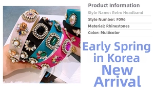 Detailed macro of Baroque headband featuring pink gemstones and pearl insect motifs