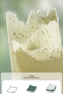 Macro shot of natural green fiber texture showing seaweed facial blotting paper details