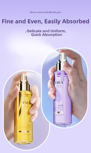 Makroaufnahme der 100ml Haaröl-Sprühflasche mit dem Detail der Mikron-Feinnebel-Sprühdüse