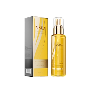 VSEA Haaröl-Spray Freesie 100ml zur Glättung trockener Haare in Glasflasche mit Packung