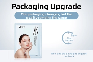 Detail of VEZE Goat Milk Hyaluronic Acid Hydrating Face Mask 30g packaging