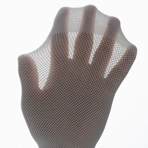 White breathable mesh socks for men with high elasticity and 10A antibacterial fabric