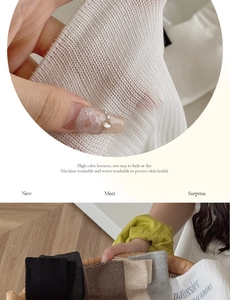 Detail of breathable mesh knit texture and ribbed cuffs on cotton blend mid-calf socks
