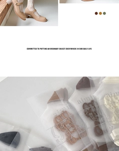 Detailed view of sheer Lolita socks with bear prints and khaki Mary Jane shoes