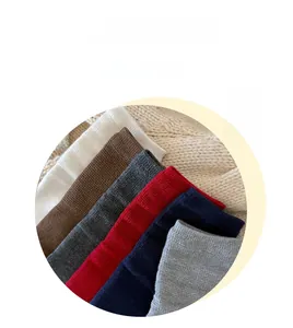 Close-up of knit wool blend socks showing diverse color options and waffle texture