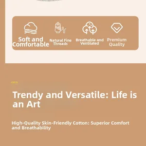 Detail showing soft skin-friendly cotton fabric texture and breathable material features