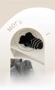 Detail of high-elastic ankle socks featuring breathable mesh and striped knit texture