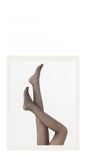 Detailed macro view of ultra-thin black pantyhose with premium seamless couture stitching
