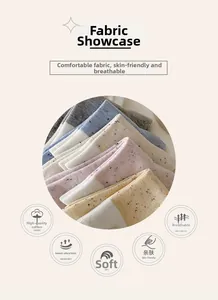 Detailed fabric view of high-quality cotton socks featuring colorful spotted yarn texture