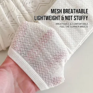 White breathable mesh socks for women featuring a lightweight and cooling thin texture