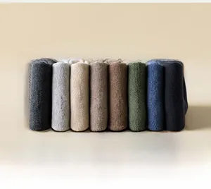 Detail of multi-color thick knit cotton socks showing premium ribbed texture and thickness