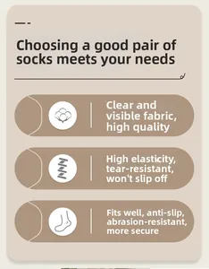 Detail showing breathable cotton fabric and high elasticity of invisible socks for women