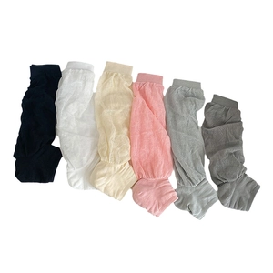 Lightweight mesh slouch socks for women in six colors including white, pink and grey