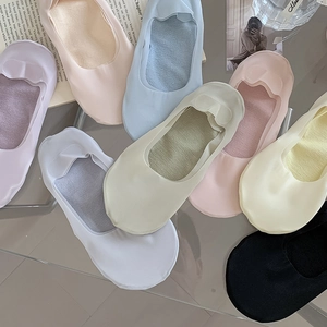 Calcetines invisibles de seda de hielo para mujer en varios colores de verano
