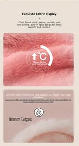 Detail of pink coral fleece socks showing the thick white plush thermal lining