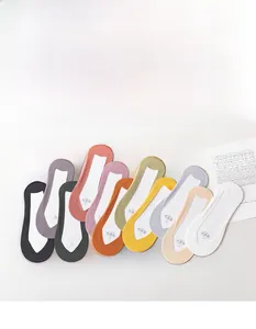 Detailed close-up showing seamless lace no-show socks in ten assorted vibrant colors