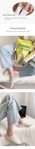 Detail showing elastic cuffs and vertical ribbed texture of cotton no-show socks