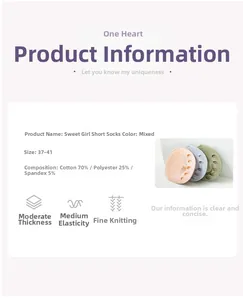 Detailed specs for cotton five-toe forefoot pads in pink, gray, and green for size 37-41