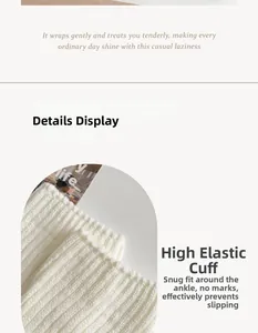 Gros plan sur les jambières en tricot côtelé montrant la texture douce et élastique