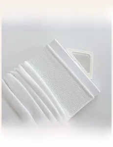 Detail of high-elasticity ribbed cuff on white breathable cotton crew socks