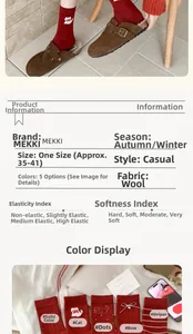 Detailed view of winter wool socks set showing texture, patterns and thermal material